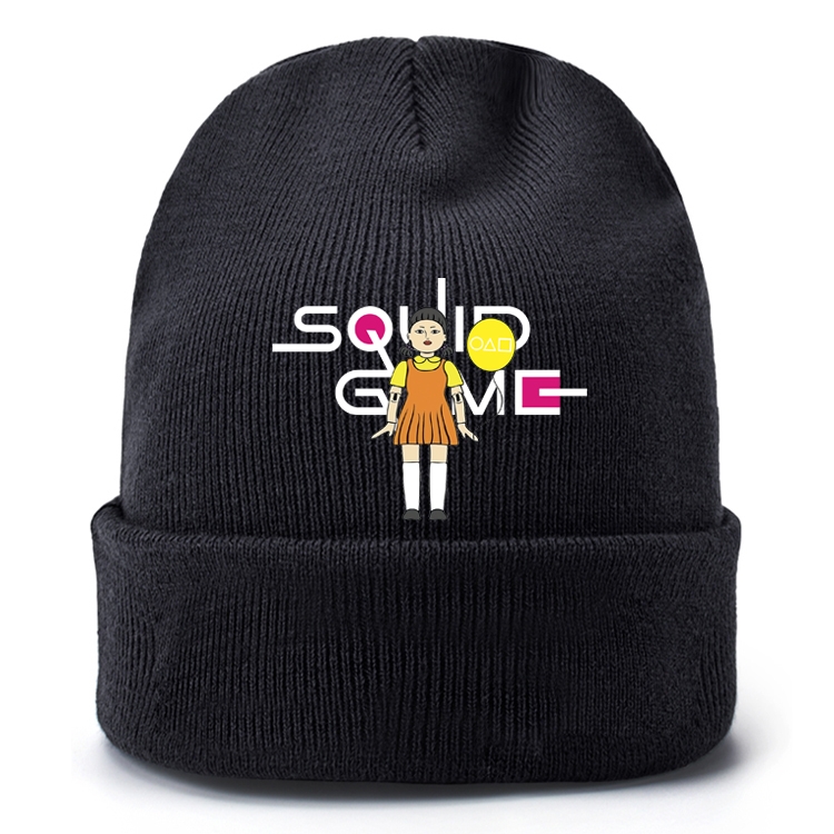 Squid game Anime knitted hat woolen hat