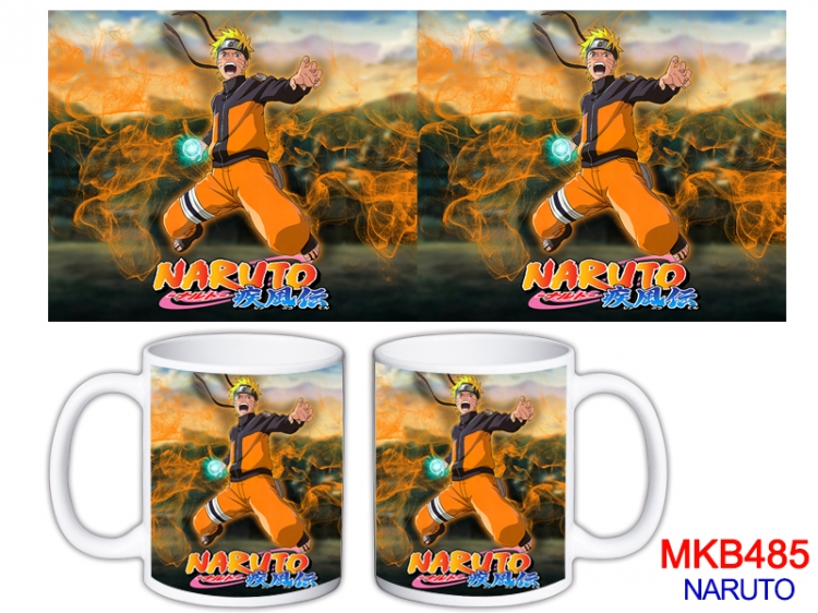Naruto Anime color printing ceramic mug cup price for 5 pcs  MKB-485