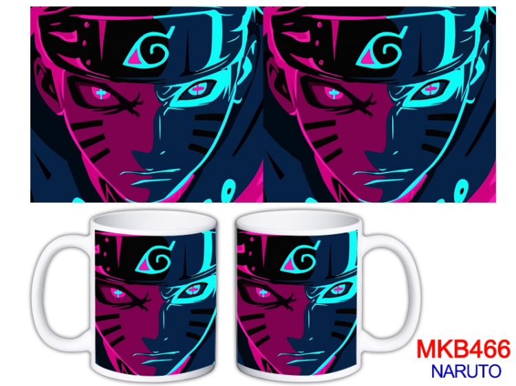 Naruto Anime color printing ceramic mug cup price for 5 pcs  MKB-466