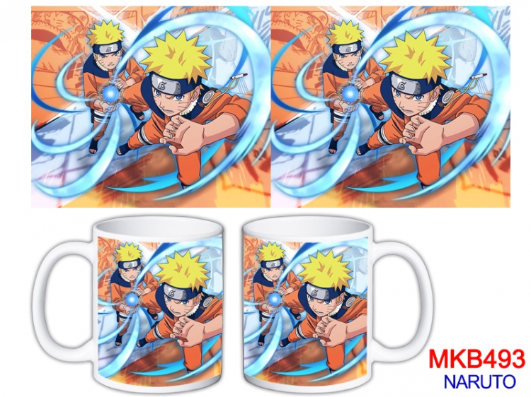 Naruto Anime color printing ceramic mug cup price for 5 pcs  MKB-493