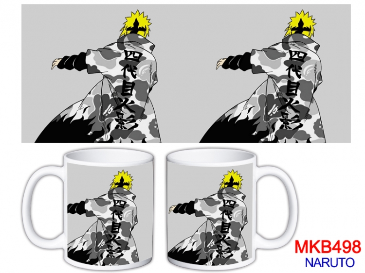 Naruto Anime color printing ceramic mug cup price for 5 pcs  MKB-498