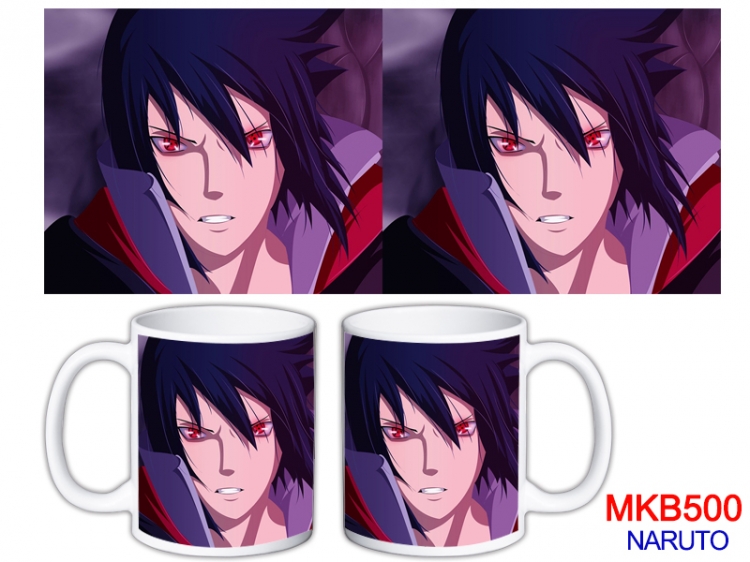 Naruto Anime color printing ceramic mug cup price for 5 pcs MKB-500