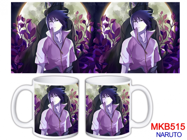 Naruto Anime color printing ceramic mug cup price for 5 pcs  MKB-515