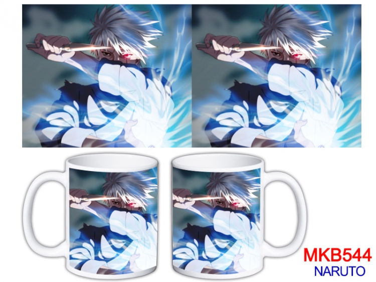 Naruto Anime color printing ceramic mug cup price for 5 pcs MKB-544