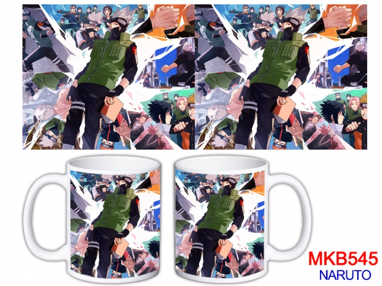 Naruto Anime color printing ceramic mug cup price for 5 pcs   MKB-545