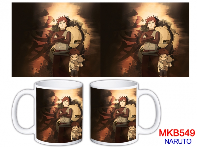 Naruto Anime color printing ceramic mug cup price for 5 pcs MKB-549