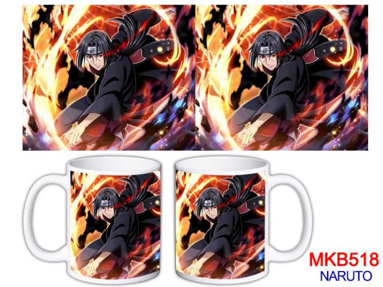 Naruto Anime color printing ceramic mug cup price for 5 pcs   MKB-518