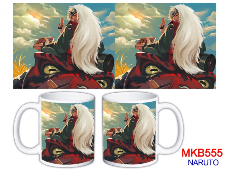 Naruto Anime color printing ceramic mug cup price for 5 pcs  MKB-555