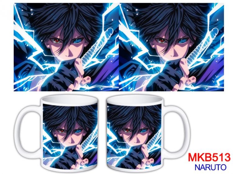Naruto Anime color printing ceramic mug cup price for 5 pcs   MKB-513