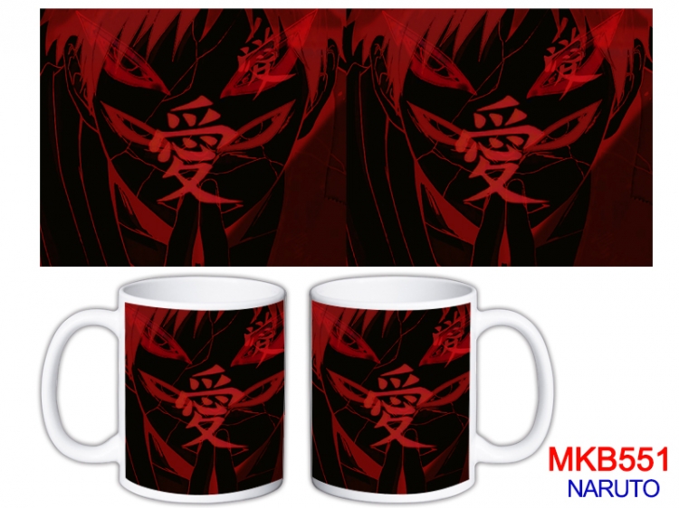 Naruto Anime color printing ceramic mug cup price for 5 pcs   MKB-551