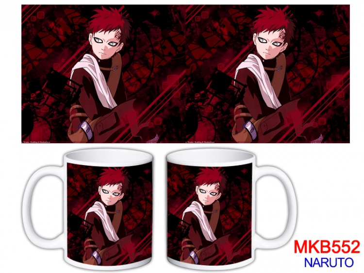 Naruto Anime color printing ceramic mug cup price for 5 pcs MKB-552