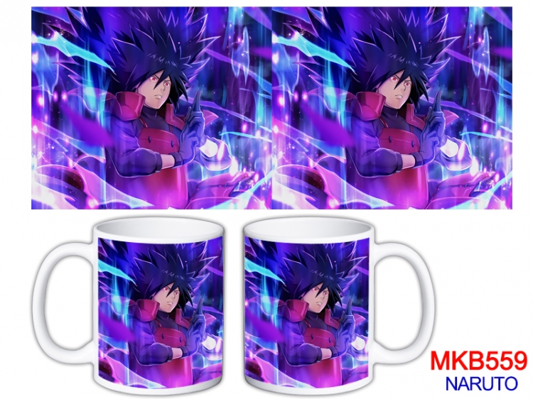 Naruto Anime color printing ceramic mug cup price for 5 pcs  MKB-559