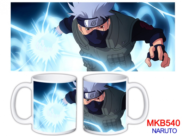 Naruto Anime color printing ceramic mug cup price for 5 pcs MKB-540