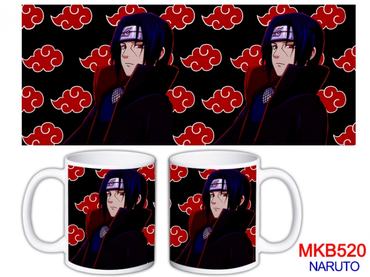 Naruto Anime color printing ceramic mug cup price for 5 pcs  MKB-520