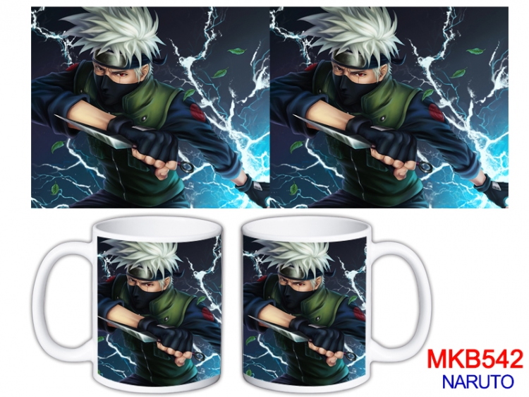 Naruto Anime color printing ceramic mug cup price for 5 pcs  MKB-542