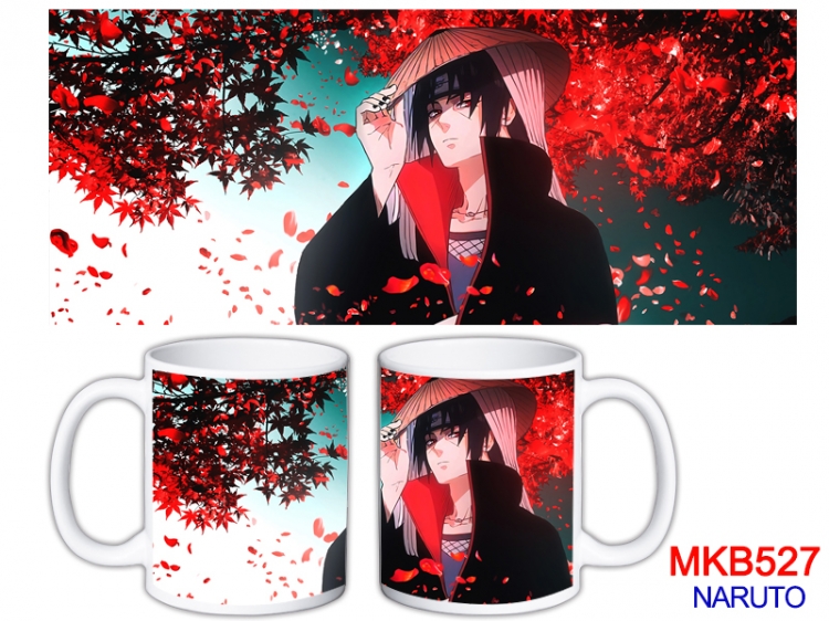 Naruto Anime color printing ceramic mug cup price for 5 pcs MKB-527
