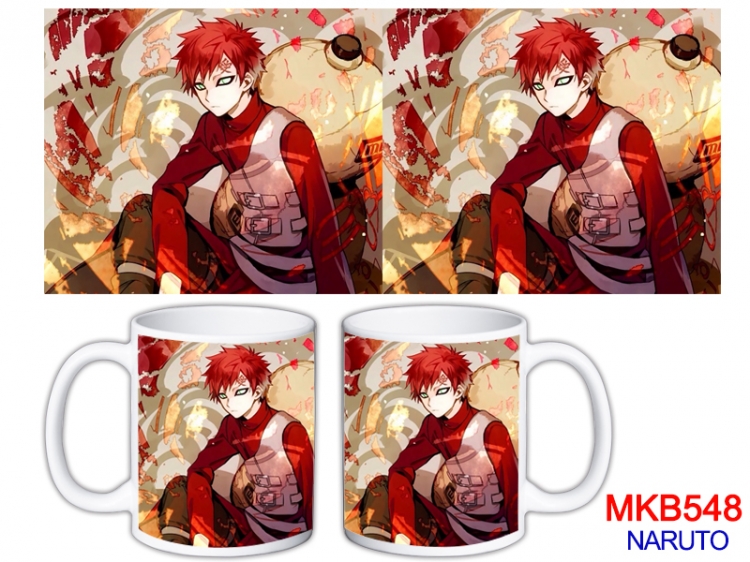 Naruto Anime color printing ceramic mug cup price for 5 pcs   MKB-548