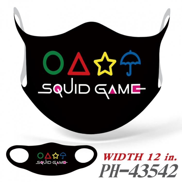 Squid Game COS full-color seamless ice silk monolithic mask price for 5 pcs PH-43542A