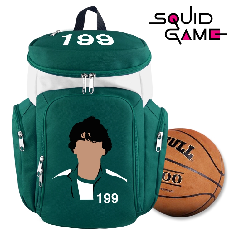 Squid Game Canvas backpack basketball school bag travel bag