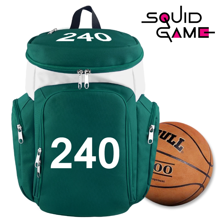 Squid Game Canvas backpack basketball school bag travel bag