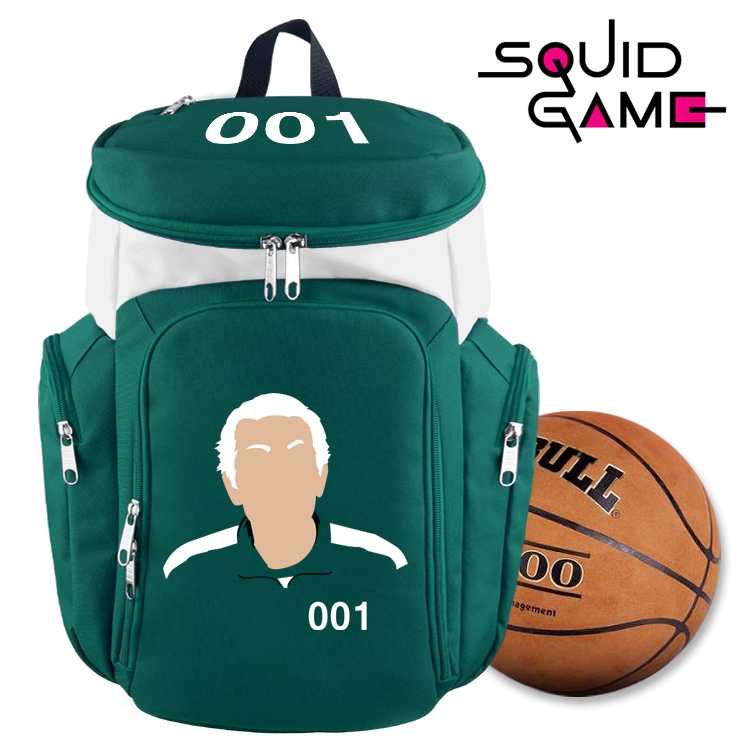 Squid Game Canvas backpack basketball school bag travel bag