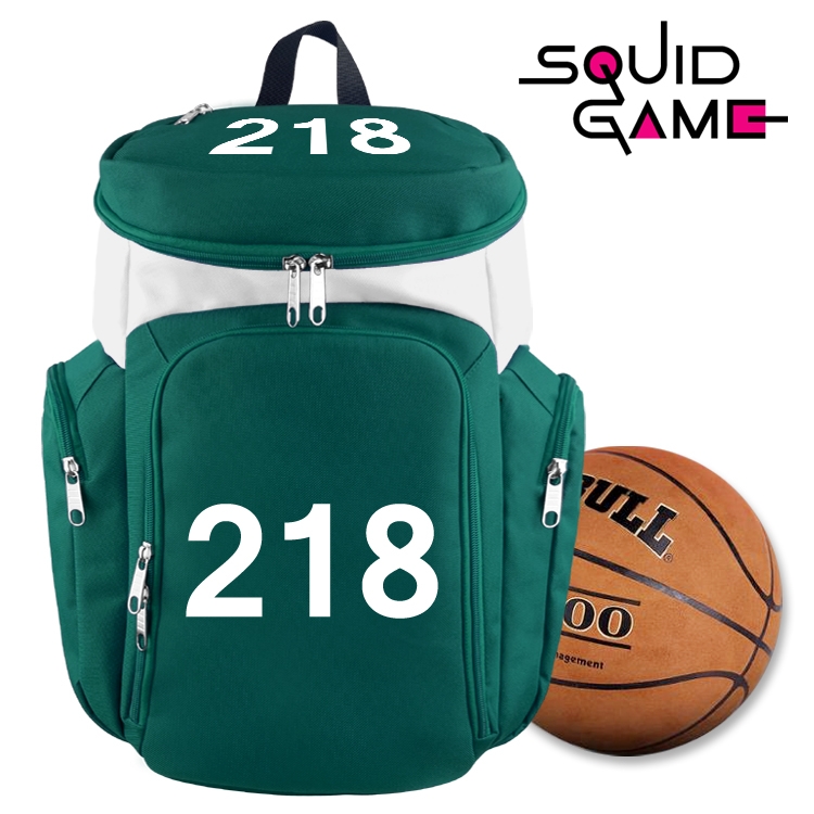 Squid Game Canvas backpack basketball school bag travel bag
