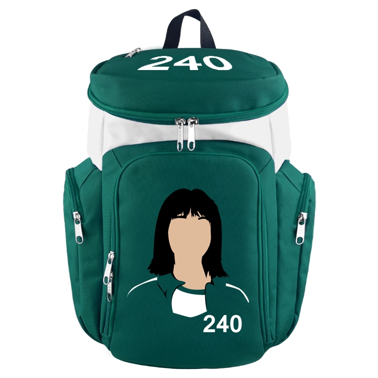 Squid Game Canvas backpack basketball school bag travel bag