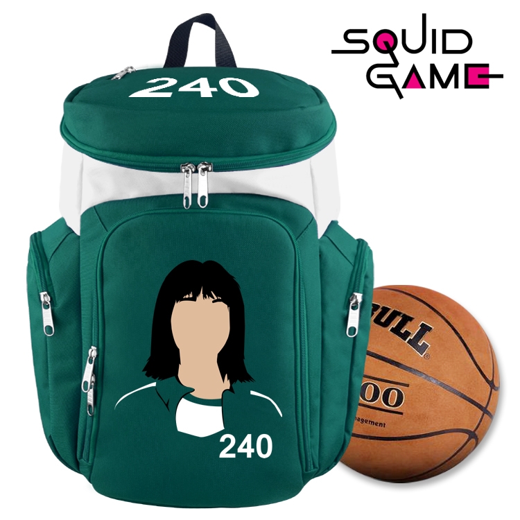 Squid Game Canvas backpack basketball school bag travel bag