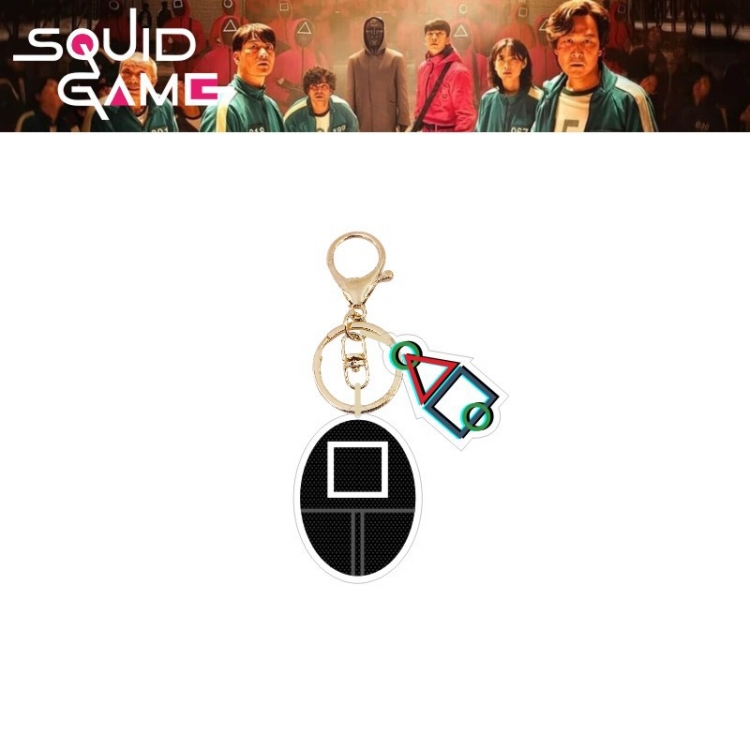 Squid Game Acrylic keychain pendant jewelry price for 5 pcs  YSK024-9