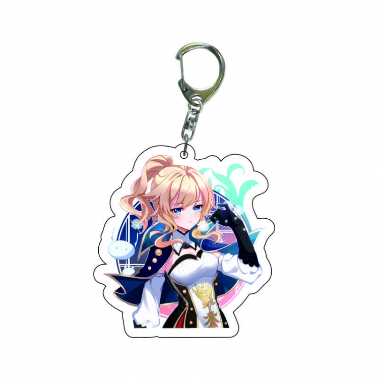 Genshin Impact  Anime acrylic Key Chain  price for 5 pcs 7786