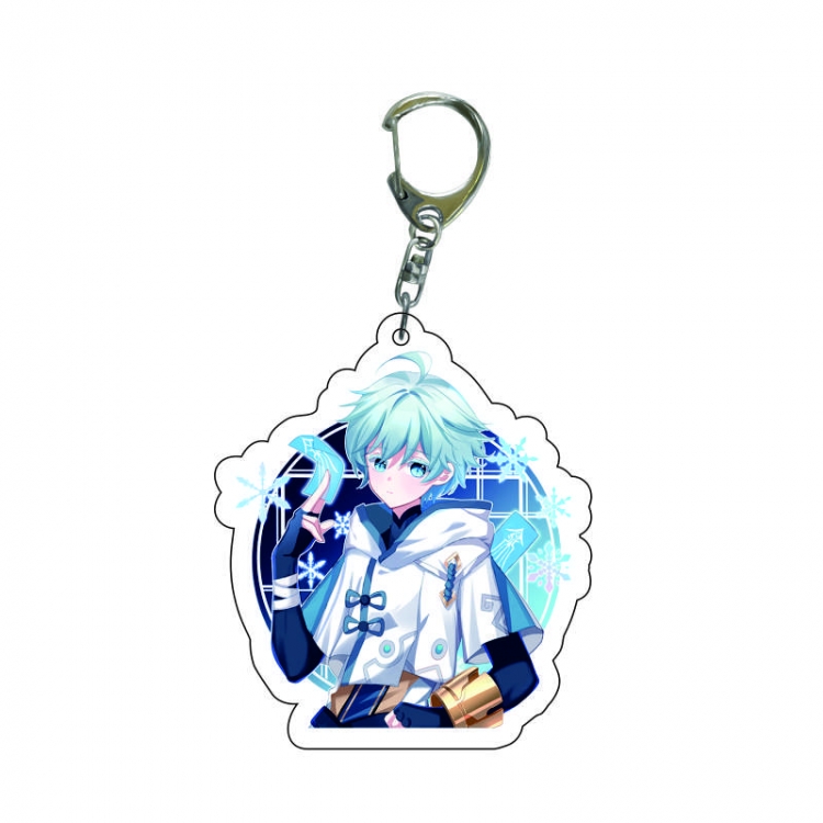 Genshin Impact  Anime acrylic Key Chain  price for 5 pcs 7789