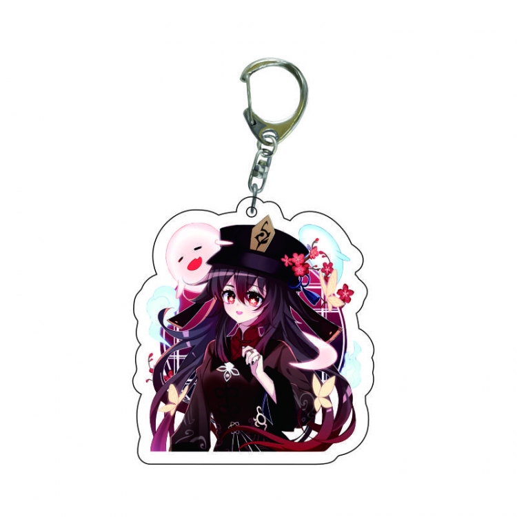 Genshin Impact  Anime acrylic Key Chain  price for 5 pcs 7793