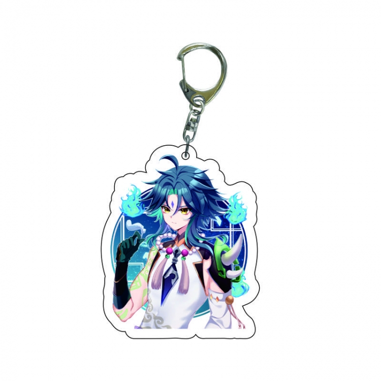 Genshin Impact  Anime acrylic Key Chain  price for 5 pcs 7790