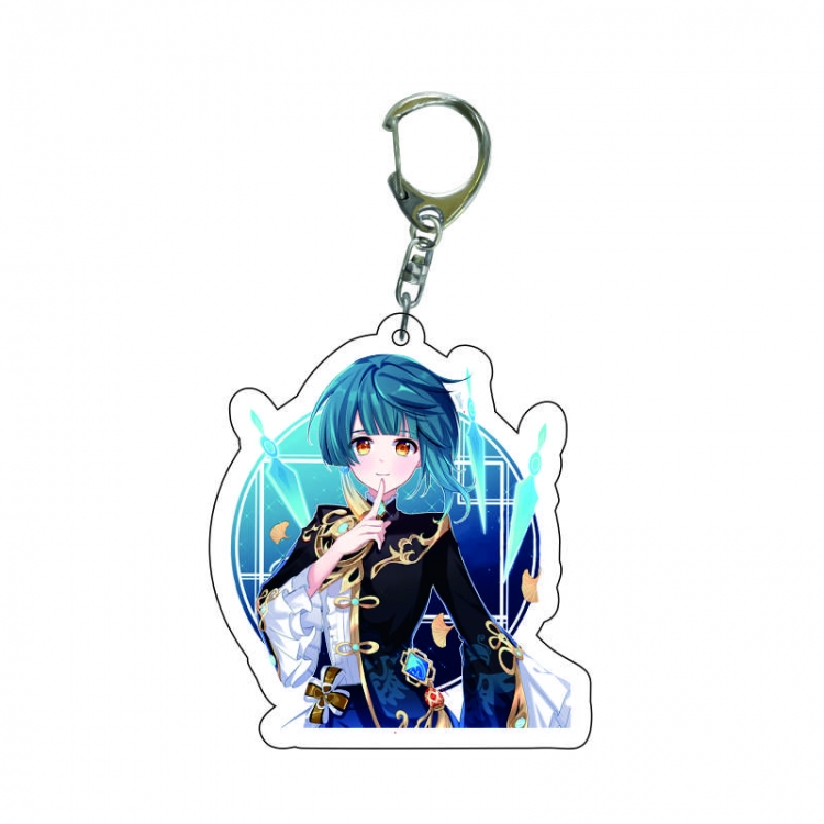 Genshin Impact  Anime acrylic Key Chain  price for 5 pcs  7784