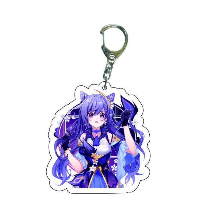 Genshin Impact  Anime acrylic Key Chain  price for 5 pcs 7788