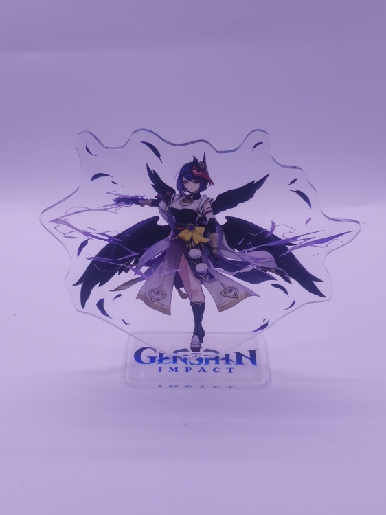Genshin Impact  Anime  Acrylic  keychain Standing Plates 2615