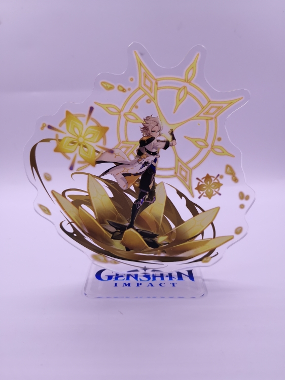 Genshin Impact  Anime  Acrylic  keychain Standing Plates 2406