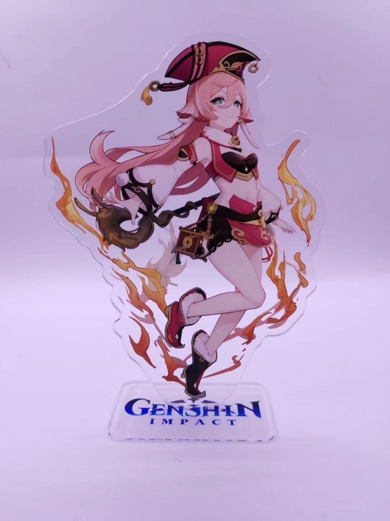 Genshin Impact  Anime  Acrylic  keychain Standing Plates  2318