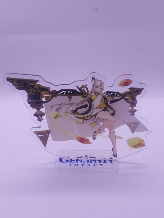 Genshin Impact  Anime  Acrylic  keychain Standing Plates 2551