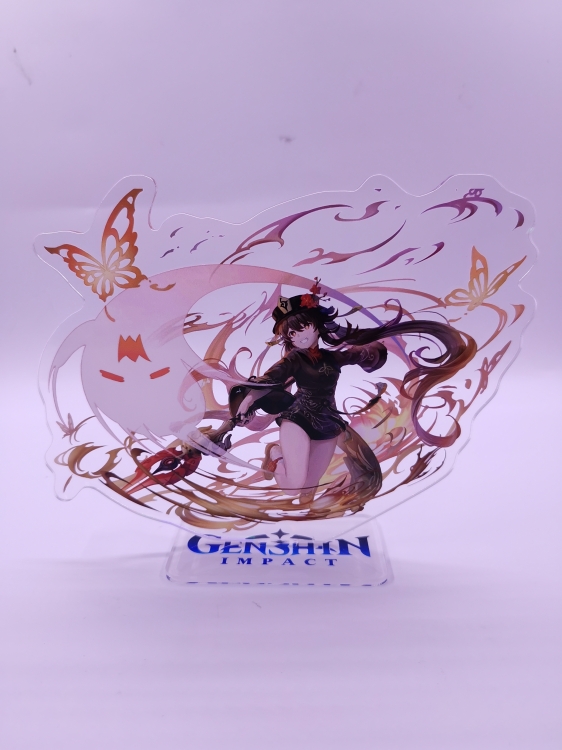 Genshin Impact  Anime  Acrylic  keychain Standing Plates 2401