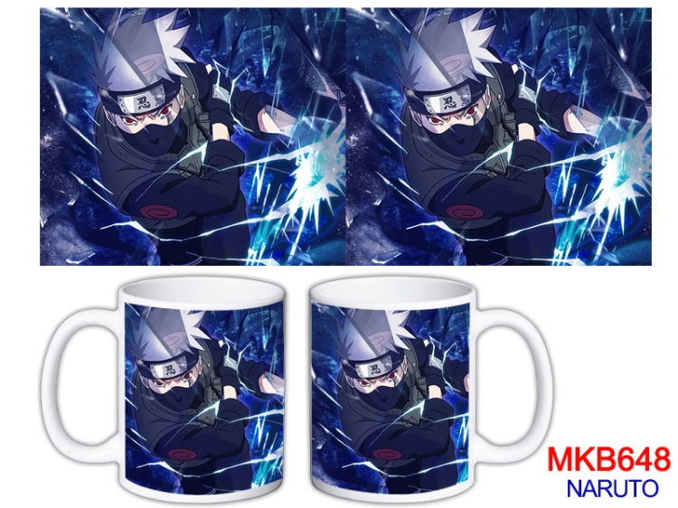 Naruto Anime color printing ceramic mug cup price for 5 pcs MKB-648