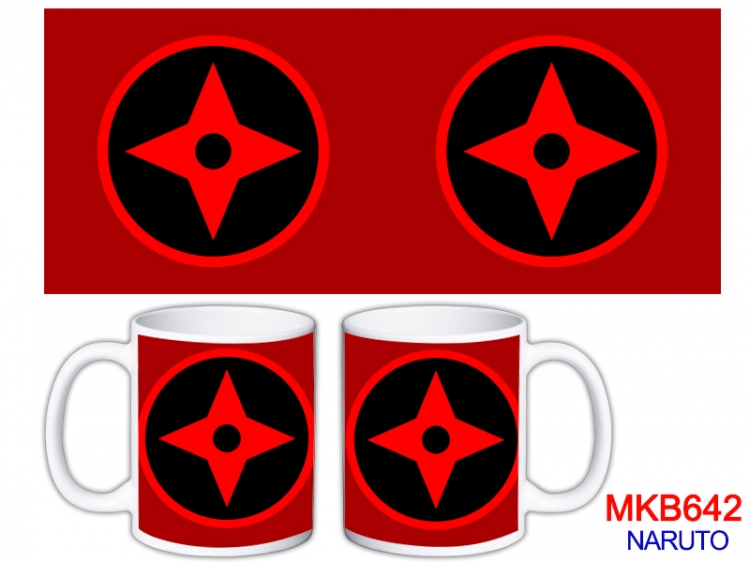Naruto Anime color printing ceramic mug cup price for 5 pcs  MKB-642