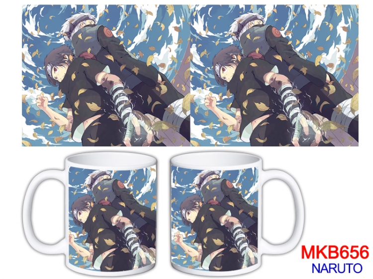 Naruto Anime color printing ceramic mug cup price for 5 pcs MKB-656