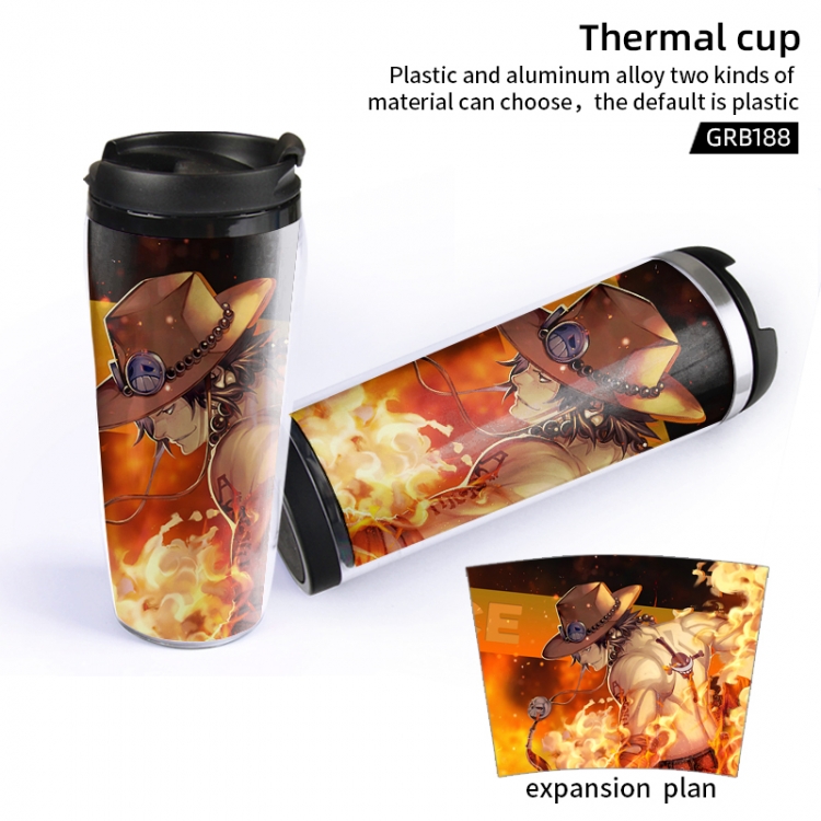 One Piece Anime Starbucks Leakproof Insulation Cup Plastic material Can be customized GRB188