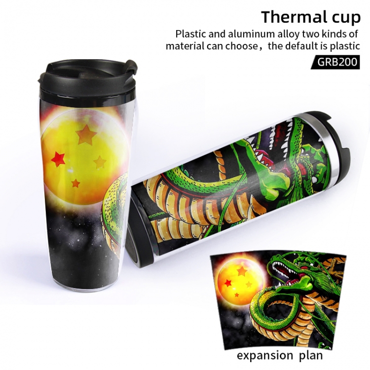 DRAGON BALL Cartoon leak-proof and heat-insulated cups Plastic material can be customized GRB200