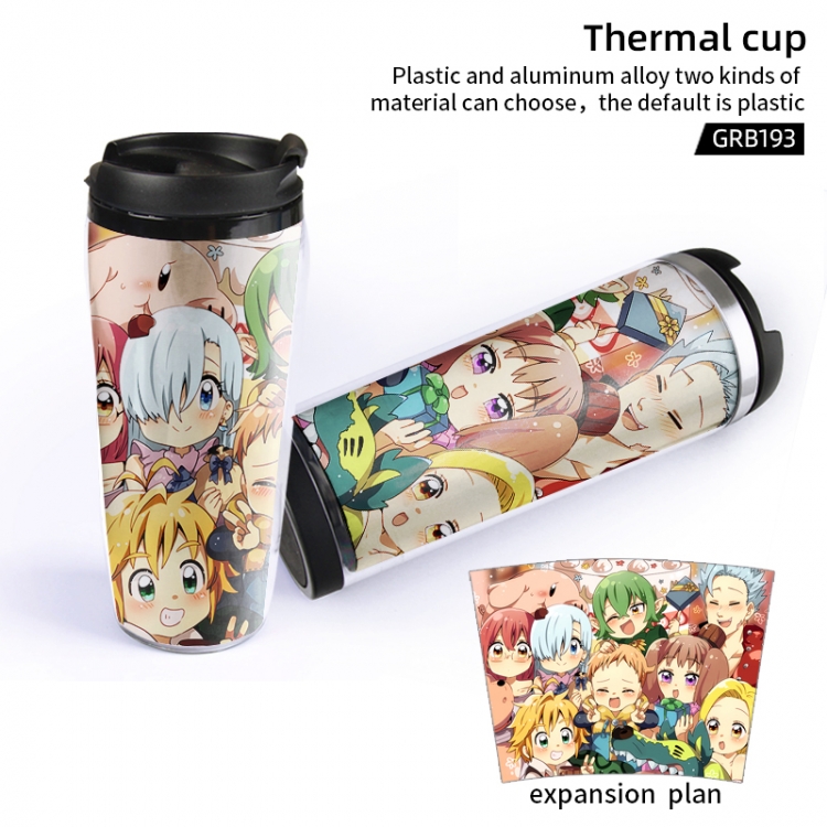 The Seven Deadly Sins Cartoon leak-proof and heat-insulated cups Plastic material can be customized GRB193