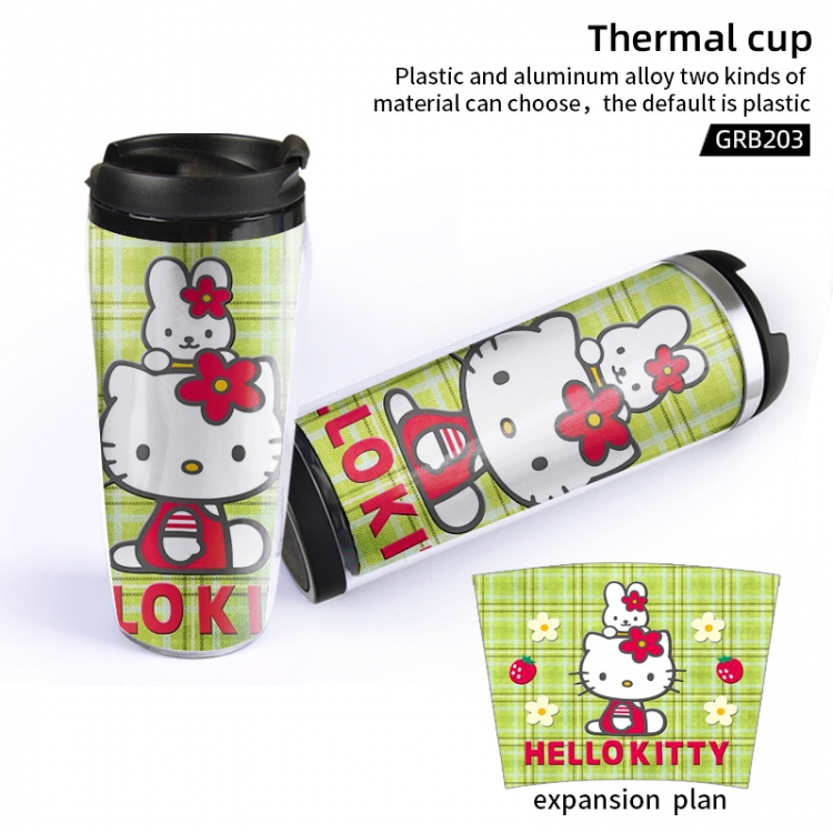 Hello Kitty Cartoon leak-proof and heat-insulated cups can be customized GRB203