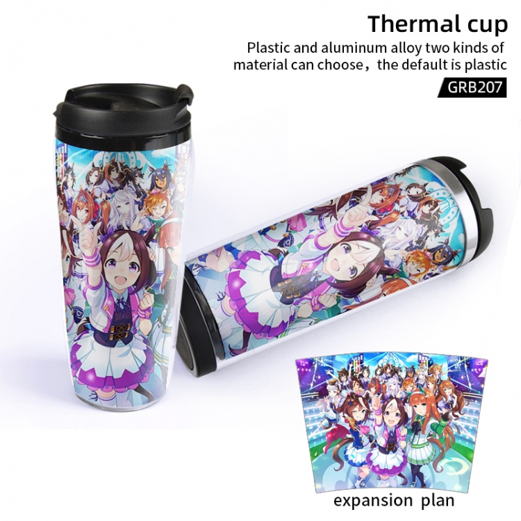 Pretty Derby Cartoon leak-proof and heat-insulated cups can be customized GRB207