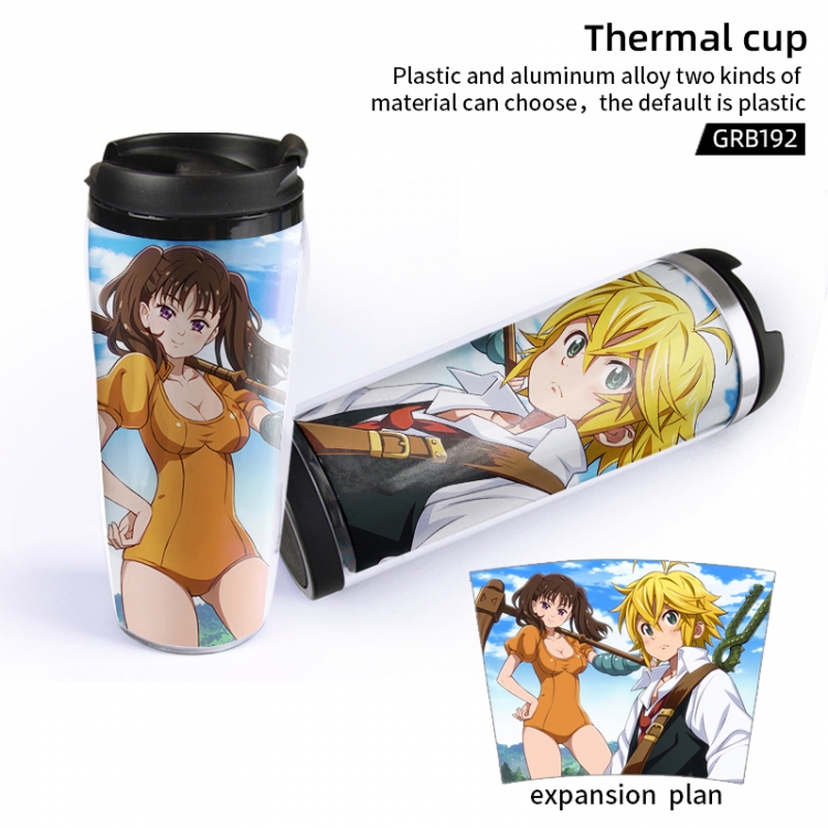 The Seven Deadly Sins Cartoon leak-proof and heat-insulated cups Plastic material can be customized GRB192