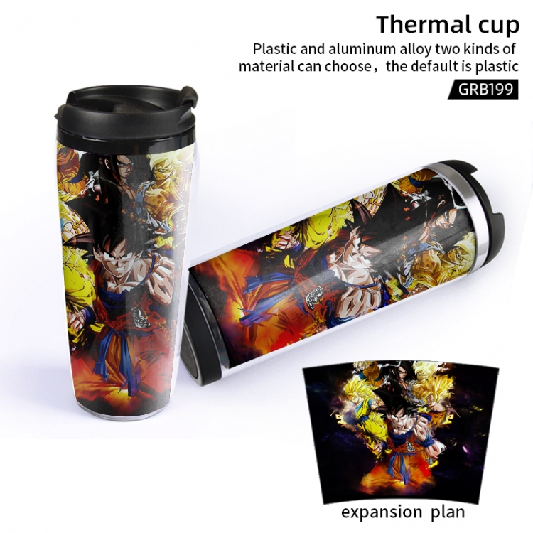DRAGON BALL Cartoon leak-proof and heat-insulated cups Plastic material can be customized GRB199